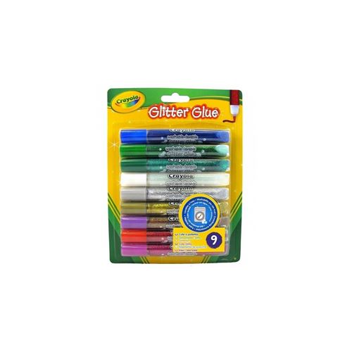 Set 9 colle-paillettes Crayola 19x14
