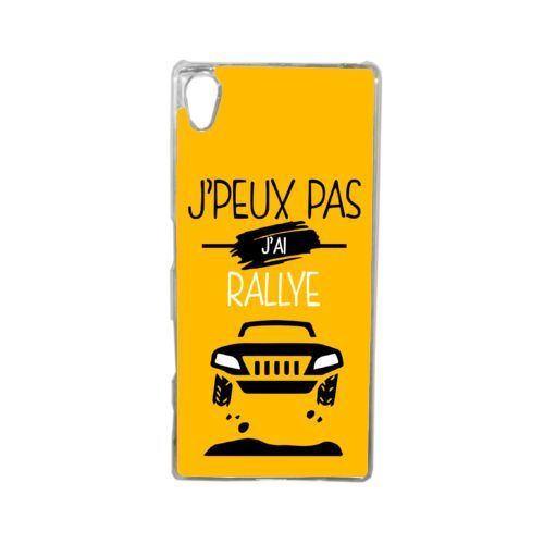 Coque j peux pas j ai rallye 10 compatible sony xperia z5 transparent