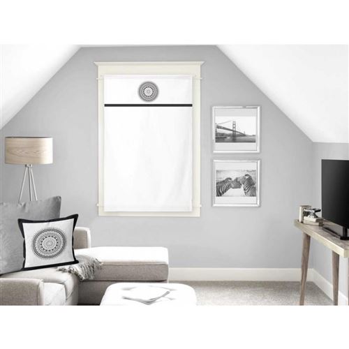 soleil d'ocre brise bise mandala - 60x90 cm - gris