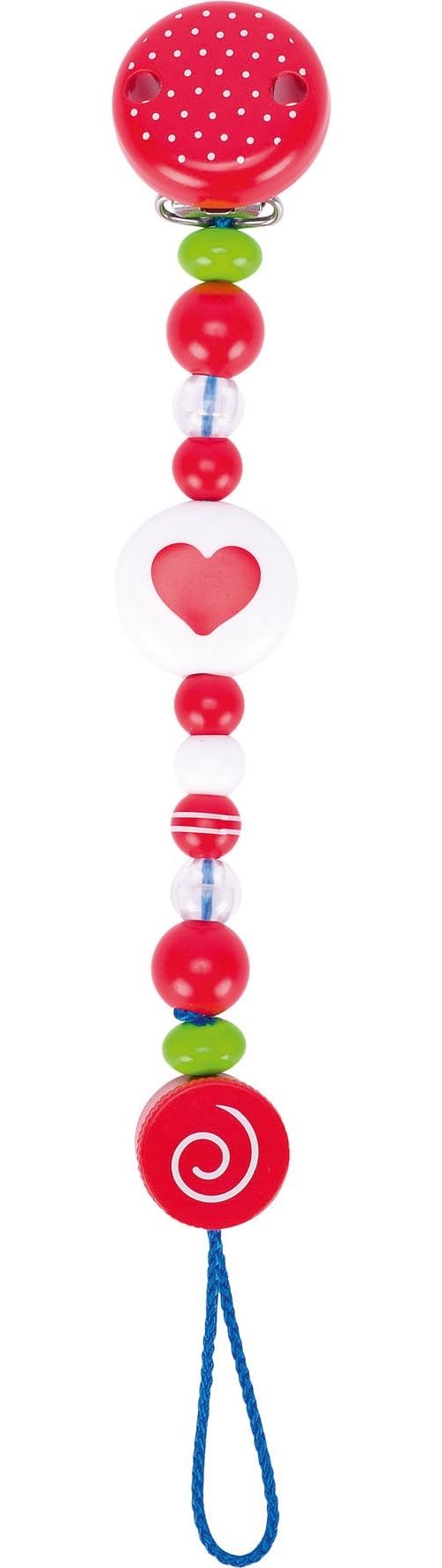 Heimess Attache-tétine COEUR EN PLASTIQUE 21 CM