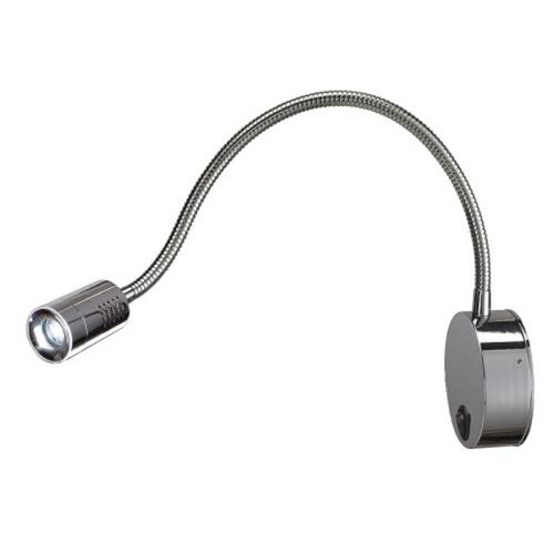 DIO FLEX PLATE LED applique chrome, 1x 1W, 4000K - Slv