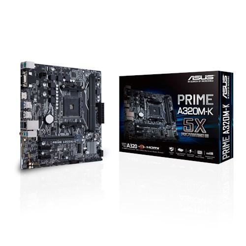 ASUS PRIME A320M-K - carte-mère - micro ATX - Socket AM4 - AMD A320