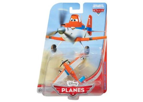 Disney planes : avion rouge et blanc dusty crophopper avion de course n°x9460 - cars