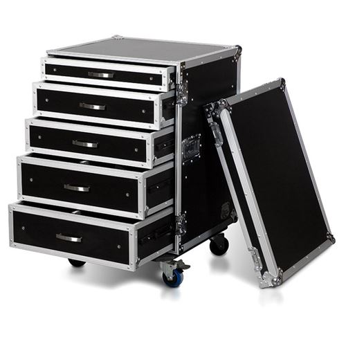 Road Ready RRD16U1C flight case avec tiroirs