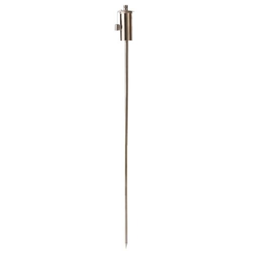 Esschert Design Torche à huile sur piquet Acier inoxydable