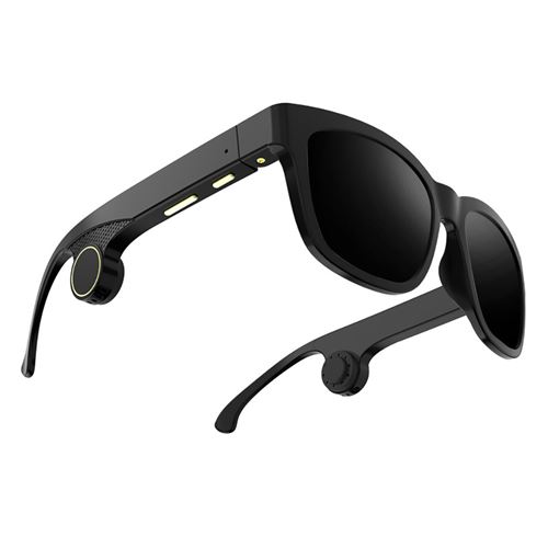 Écouteur+Des lunettes de soleil intelligent Conduction osseuse-Noir