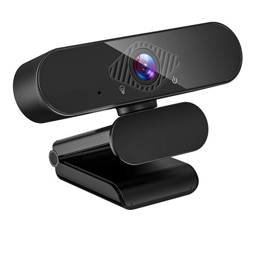 Non Communiqué Noir Webcam D'appel Vidéo D'ordinateur De Bureau Full Hd 1080P Avec Microphone