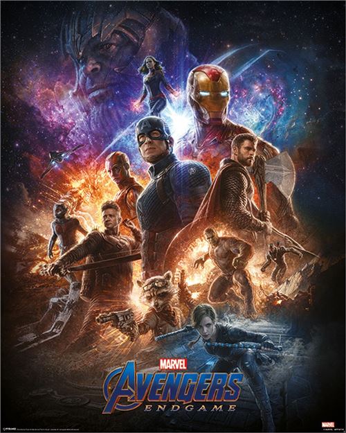 The Avengers Mini Poster 40 x 50 cm Endgame From the Ashes