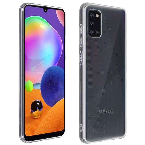 Avizar Coque pour Samsung Galaxy A31 Silicone Gel Flexible Ultra-fine Transparent