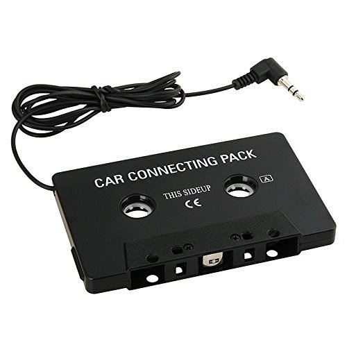INECK® Cassette adaptateur pour autoradio prise jack 3,5 mm pour