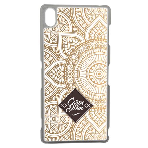 Coque Carpe Diem Modif Orient Fond Blanc Compatible Sony Z3 Transparent