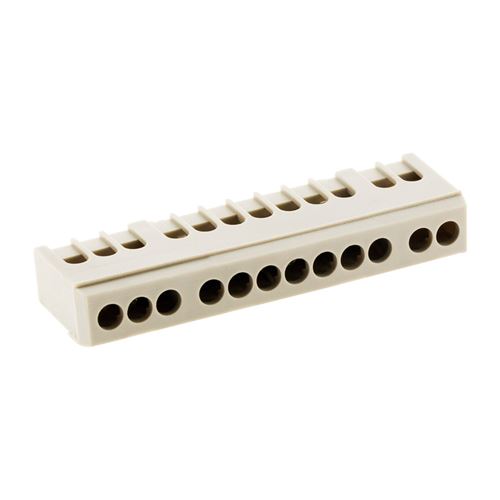 Bornier de phase ZENITECH&nbsp;12 connexions gris