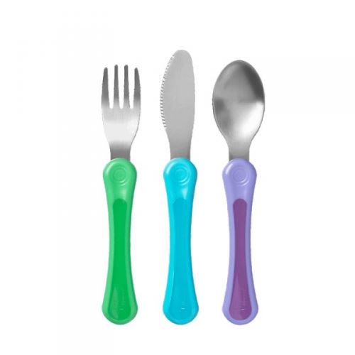 Set de 3 couverts inox 12m+ - tommee tippee