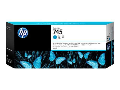 HP 745 - cyan - originale - DesignJet - cartouche d'encre
