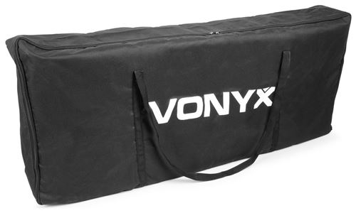 Vonyx DB10B – Valise souple pour meuble DJ, 460 x 1030 x 160 mm - Noir