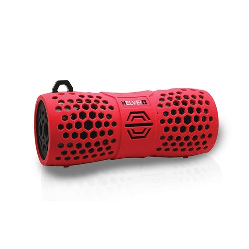 Helvei Sport Waterproof Extreme IP67 Enceinte Portable Étanche Flottante - Noir/Rouge