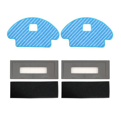 Pour ECOVACS DEEBOT OZMO 610 Pièces Eplacement Filtre Robot et Rag