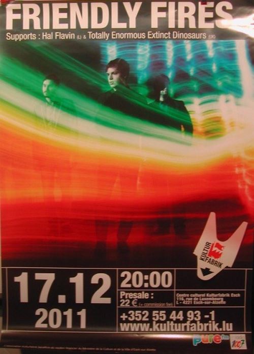 Friendly Fires - 60x84 cm - AFFICHE / POSTER