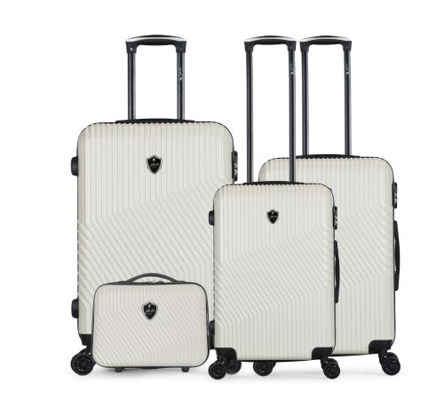 Set de 4 valises GENTLEMAN FARMER | PETER-C Beige en ABS/PC