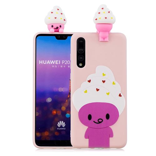 Coque en TPU jolie poupée 3d cartoon animal doux pour Huawei P20 Pro