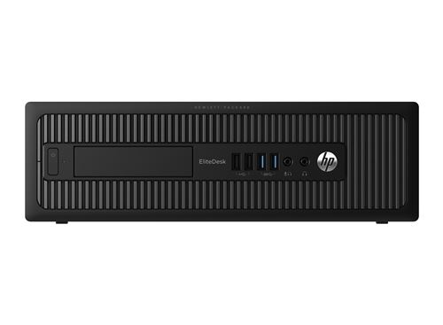 Unité Centrale Hp Elitedesk 800 G1 Sff - Noir - Intel Core I3-4130 / 3.40 Ghz - Ram 4 Go - Hdd 500 Go - Dvdrw - Gigabit Ethernet - Windows 10 Professionnel
