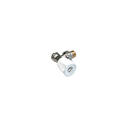Comap Noir Robinet De Radiateur Eurosar Équerre Nickelé 1/2'' - 418204 - Image 1