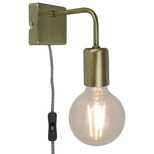 Applique lina metal finition laiton sampa helios 553088la