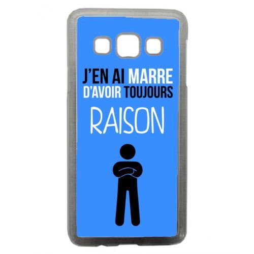 Coque transparente galaxy a7 j en ai marre d avoir toujours raison 1