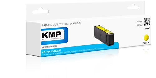 Cartouche d'impression KMP H165YX Compatible Encre à base de pigments Jaune HP HP PageWide Pro 450 Y - vue 2