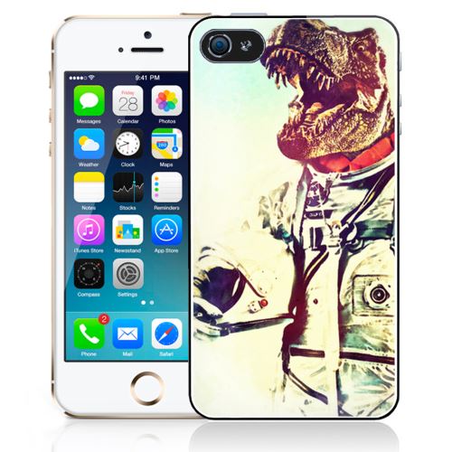Coque pour iPhone 4/4S animal astronaute dinosaure