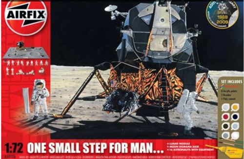One Step For Man 50th Anniversary Of 1st Manned Moon Landing- 1:72e - Airfix