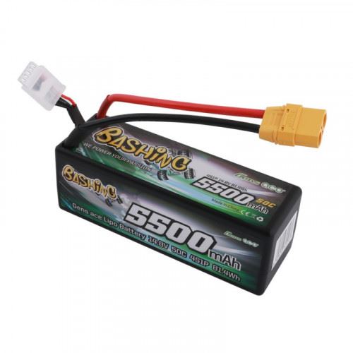 GENS ACE Accu lipo 14.8v 5500mAh 50C XT90 Bashing (139x46x49mm)