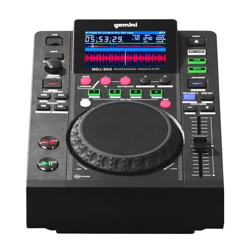 Lecteur Professionnels Usb Media Player Bpm Cue Midi Gemini Mdj-500