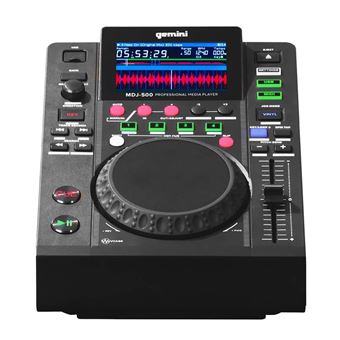 Lecteur professionnels USB Media Player BPM CUE MIDI Gemini MDJ-500 - 1