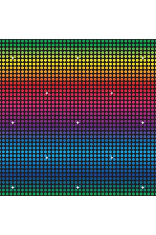 Decor Fond Disco 9m X1.2m - Multicolores