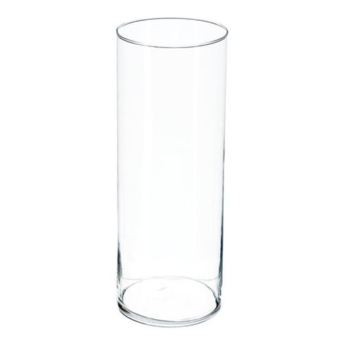 Vase Cylindrique 40cm Transparent
