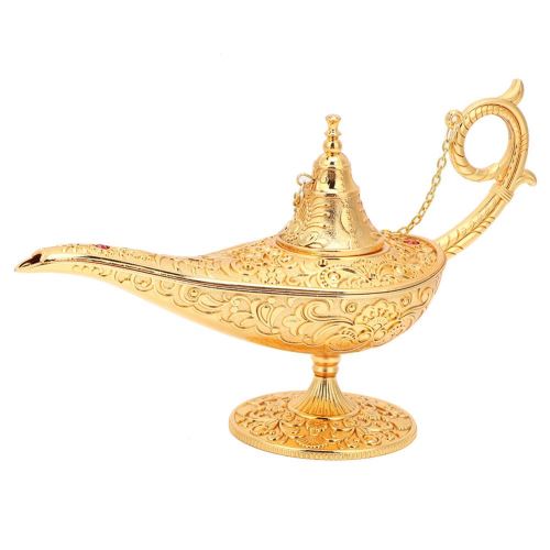 Pot De Lampe Aladdin Rétro Souhaitant Magique Décoration Cadeau