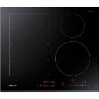 Samsung NZ64K7757BK - Table de cuisson à induction - 4 plaques de cuisson - Niche - largeur : 56 cm - profondeur : 49 cm - noir - avec avant biseauté - noir