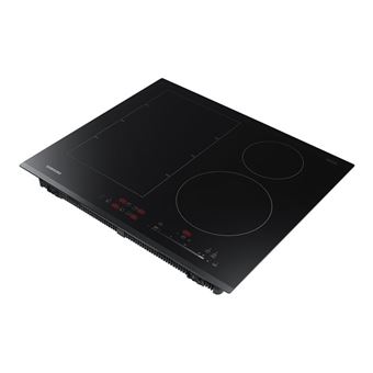 Samsung NZ64K7757BK - Table de cuisson à induction - 4 plaques de cuisson - Niche - largeur : 56 cm - profondeur : 49 cm - noir - avec avant biseauté - noir