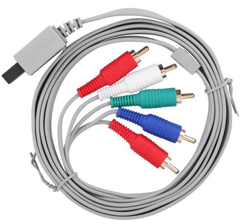 Câble de Composant de l'adaptateur Vidéo HDTV AV Audio Haute Définition pour Système de Jeu Wii U