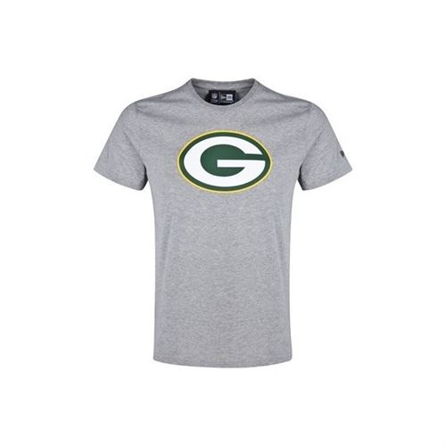 Tshirt NFL Greenbay Packers New Era Team logo gris pour homme taille M
