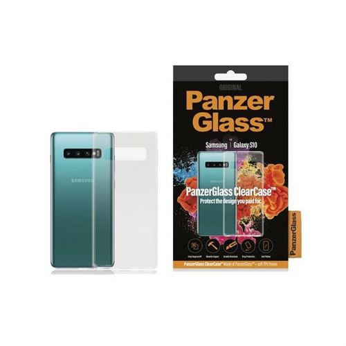 PanzerGlass ClearCase - Achterzijde behuizing voor mobiele telefoon - gehard glas, thermoplastic polyurethaan (TPU) - voor Samsung Galaxy S10