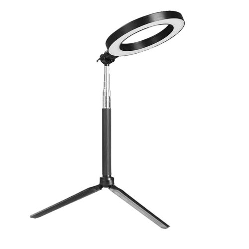 Dimmable Led 5500K Light Ring Kit Avec Support Pour Caméra Maquillage Selfie 8Inch BT567