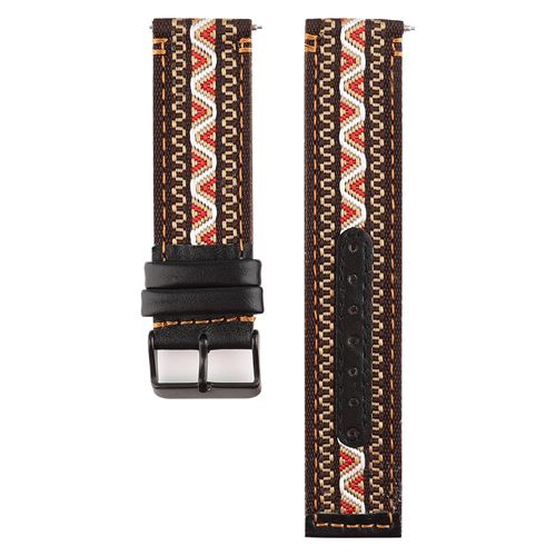 Bracelet en tissu vintage pour Fitbit Versa / Versa2 / Lite - Multicolore #4