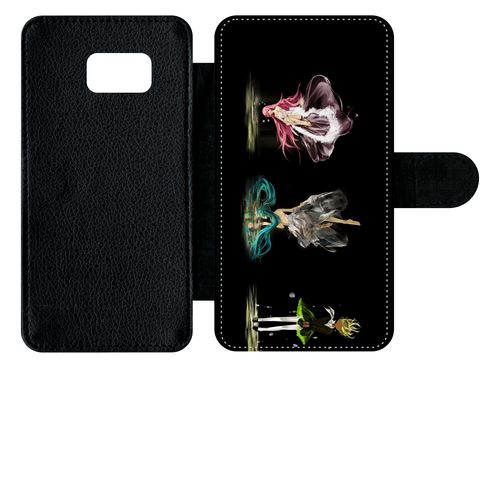 Etui À Rabat Samsung Galaxy S6 Edge Plus Trio De Manga Filles