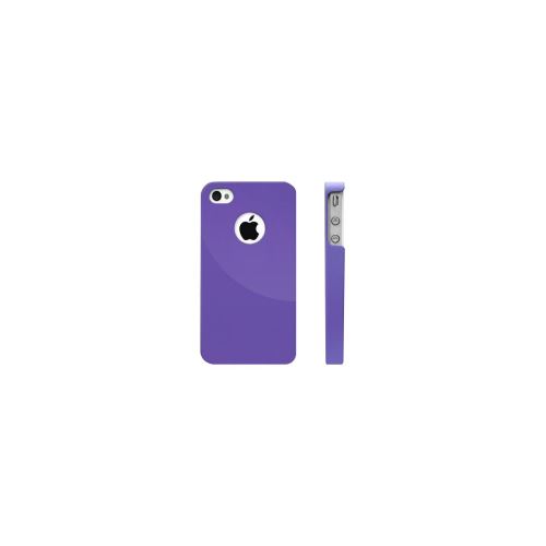 Coque en silicone violette hublot iPhone 5 / 5S