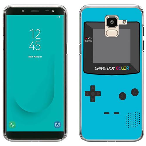 Coque pour Samsung Galaxy J6 -  Game Boy Color Turquoise
