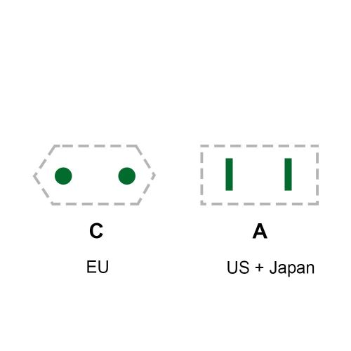 1 X Adaptateur De Voyage Prise Pour USA/Japan/Canada/du Mexique De