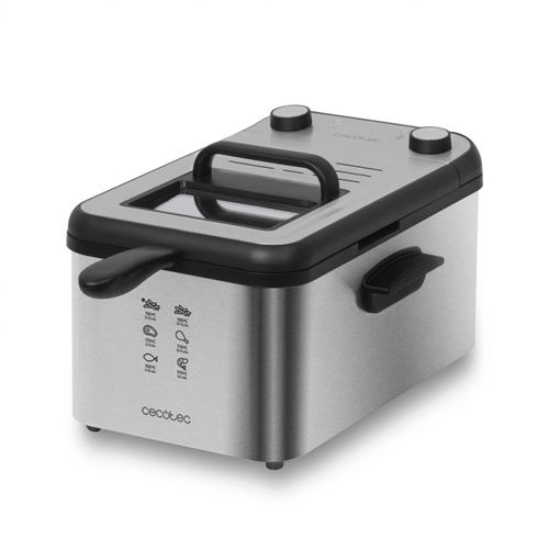 Friteuse Cecotec CleanFry Infinity 3000 3 L 2400W Acier inoxydable