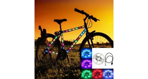 GENERIQUE - Ruban LED 5050 - Rétroéclairage TV USB - 2m - Image 2